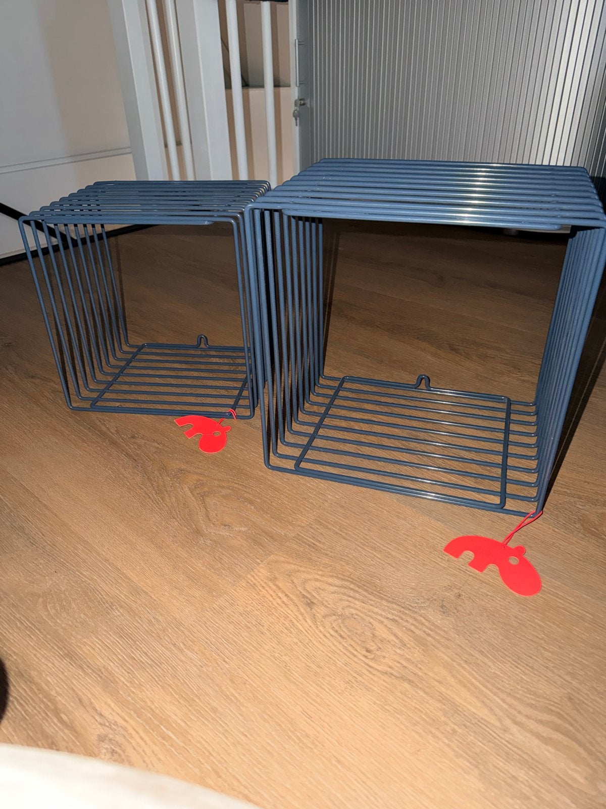 Done by Deer wandrekken voor aan de muur  - 2 stuks, Blauw, Ophalen of Verzenden, Zo goed als nieuw, Metaal