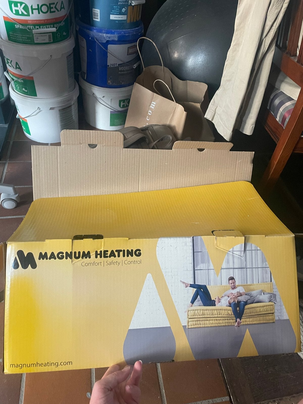MAGNUM Mat Set Elektrische Vloerverwarming 6m² met WiFi Ther, Doe-het-zelf en Verbouw, Thermostaten, Ophalen, Slimme thermostaat