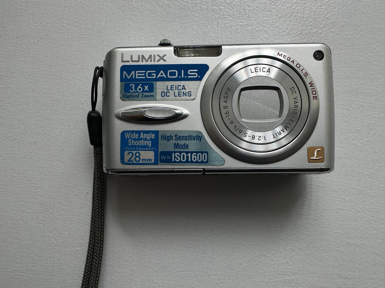 Panasonic Lumix DMC-FX01 Compactcamera met Leica Lens, Gebruikt, Panasonic, Beeldstabilisatie, Ophalen of Verzenden