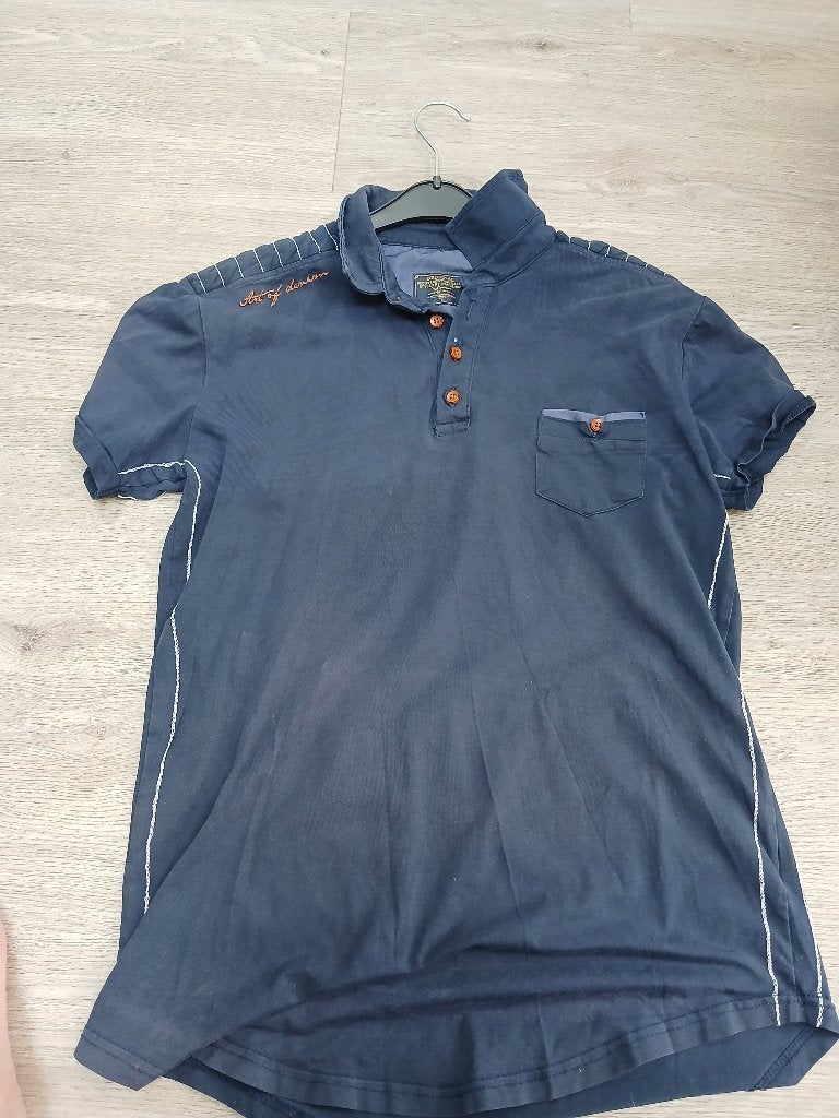 t shirt wam denim, Ophalen, Zo goed als nieuw, Maat 52/54 (L), Blauw