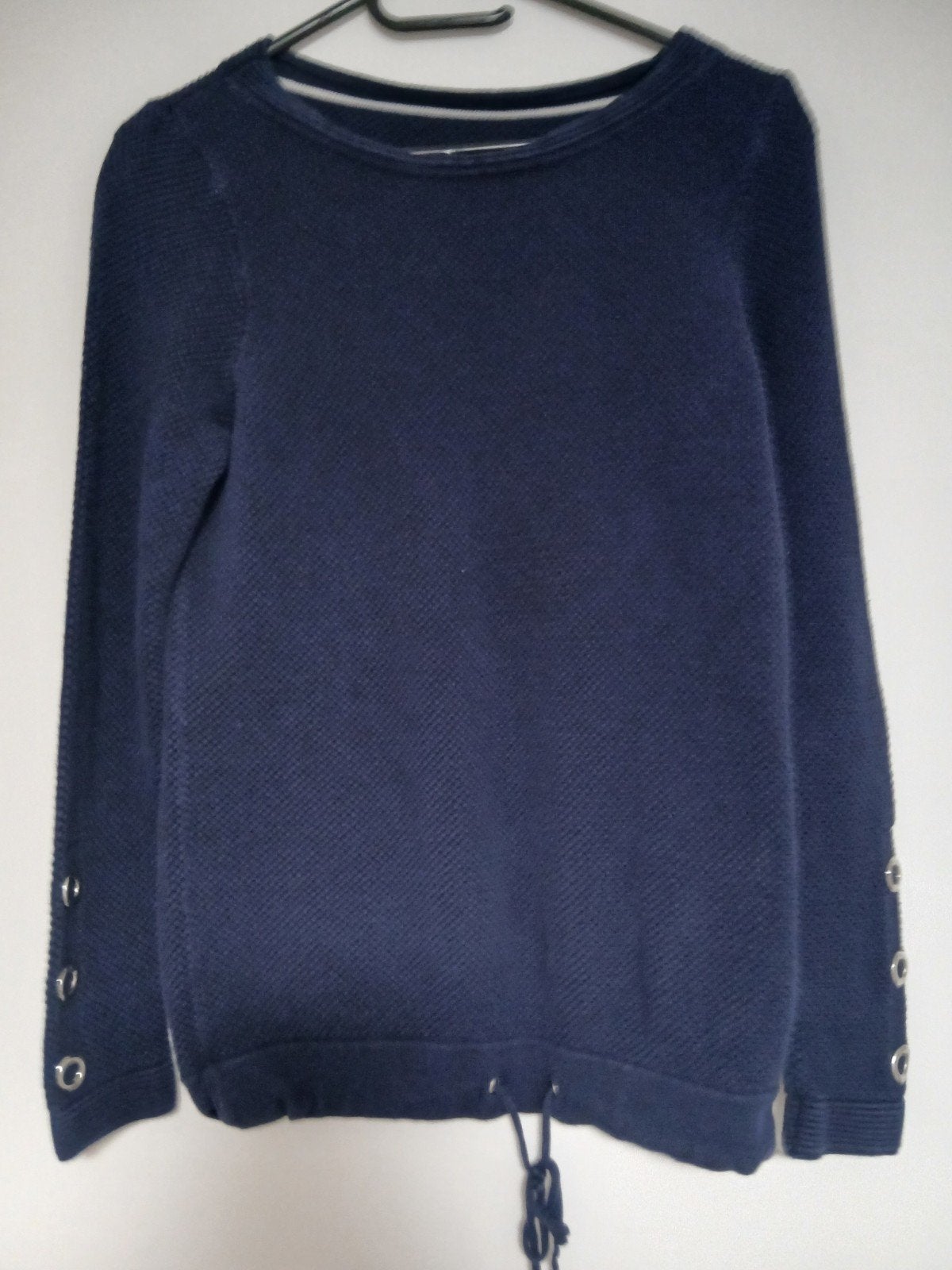 Mooie blauwe dames trui, Ophalen of Verzenden, Gedragen, Maat 38/40 (M), Blauw