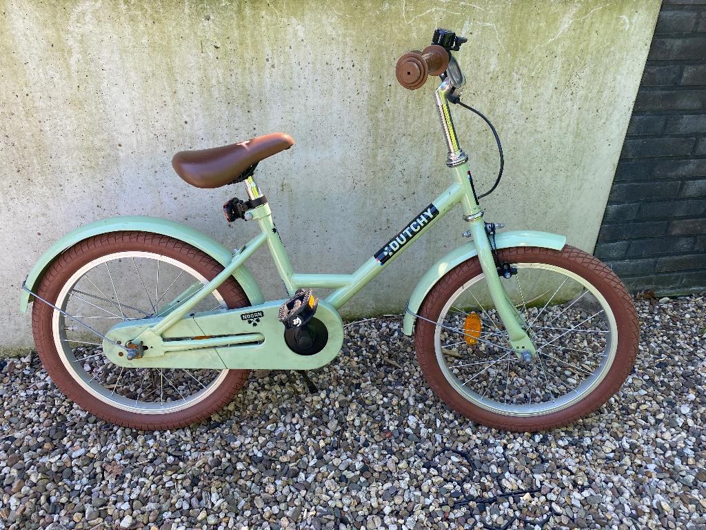 Kinderfiets 18 inch, Fietsen en Brommers, Fietsen | Kinderfietsjes, Ophalen, Terugtraprem, Zijwieltjes, Nogan