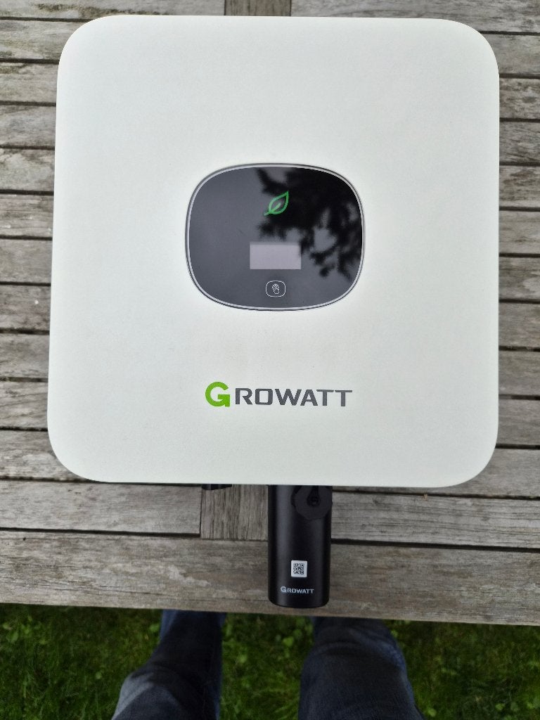 GROWATT 2022 omvormer 1500 W wifi met kabels rood en zwart, Ophalen, Zo goed als nieuw, Overige typen, 200 wattpiek of meer