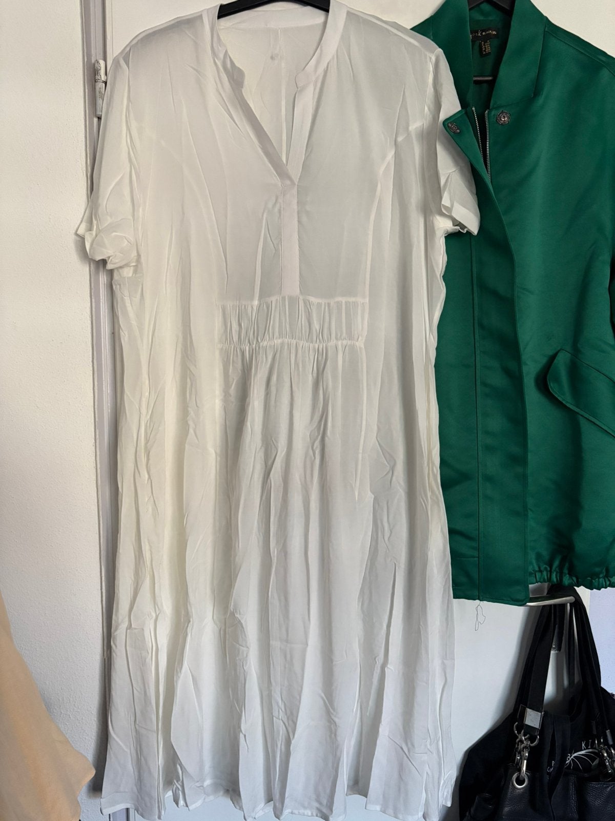 Yoek nieuwe witte tuniek, maat M, Ophalen of Verzenden, Nieuw, Wit, Jurk