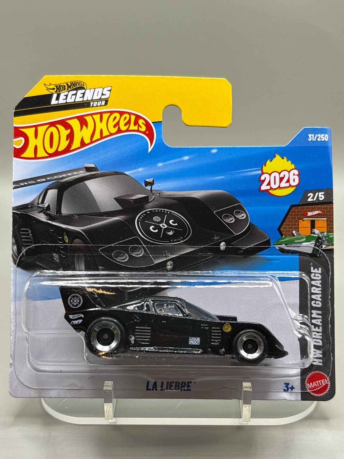 Hot Wheels 2026 La Liebre Legends Tour Zwart Nieuw, Auto, Nieuw, Ophalen of Verzenden, Mattel