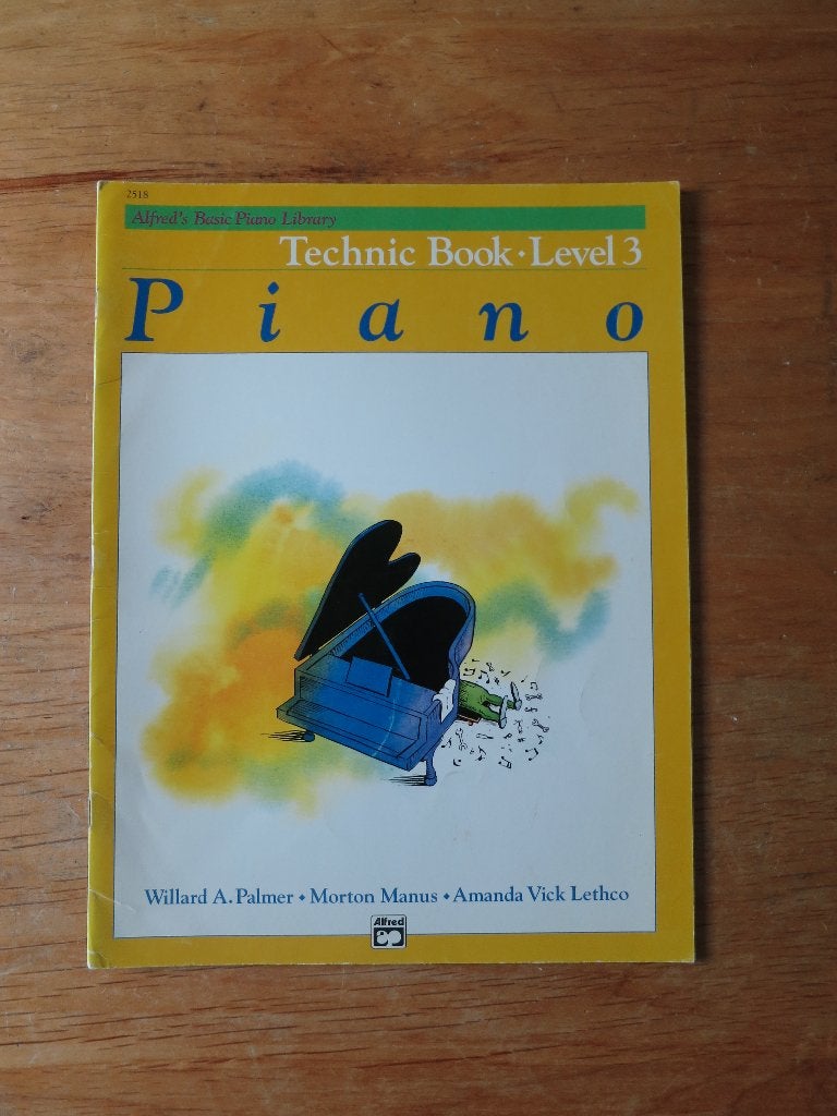 Alfred's piano library Technic level 3- Originele versie, Ophalen of Verzenden, Les of Cursus, Klassiek, Piano