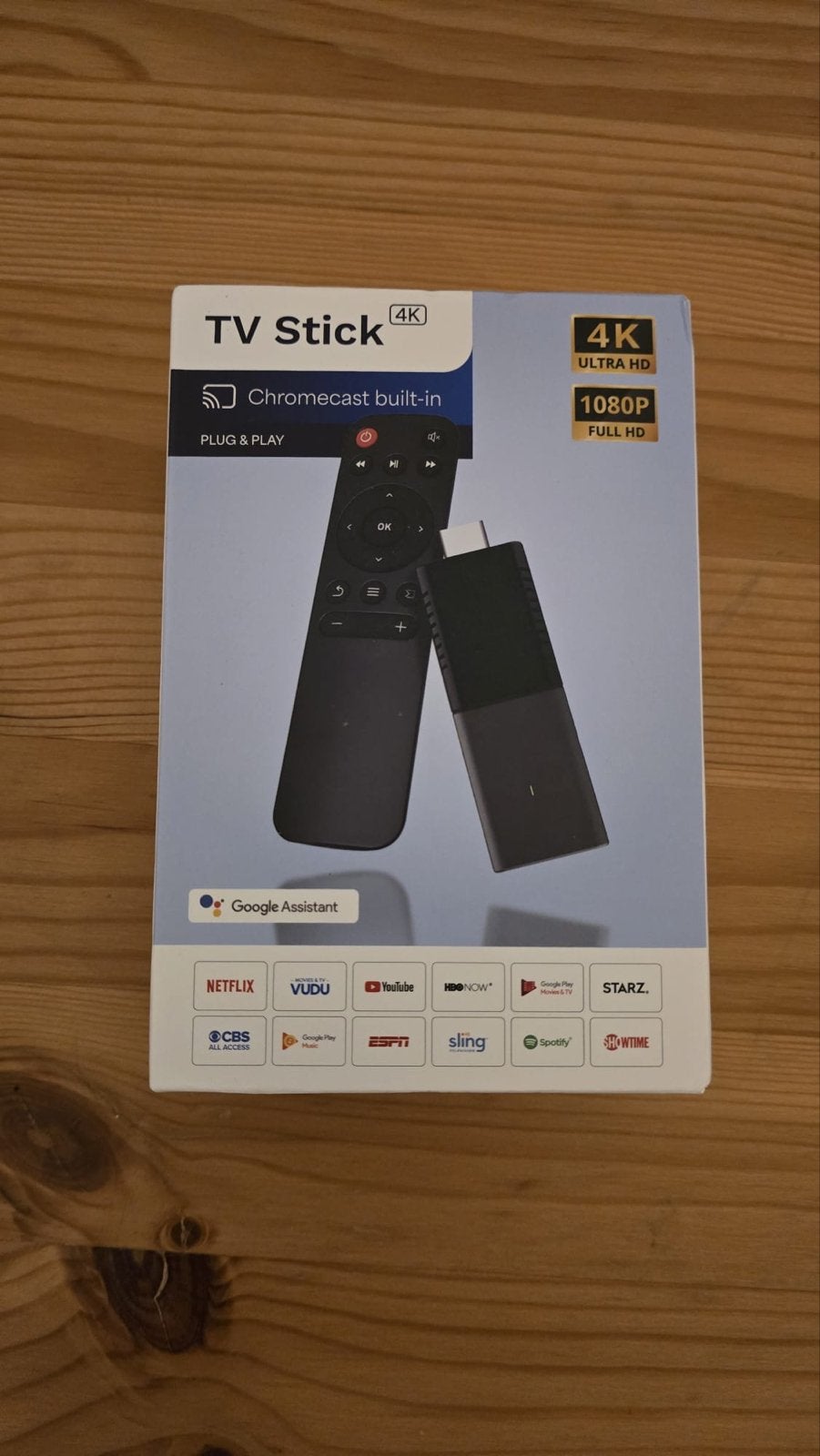 TV Stick 4K met Chromecast en Google Assistant, Ophalen of Verzenden, Nieuw, HDMI, Zonder harde schijf