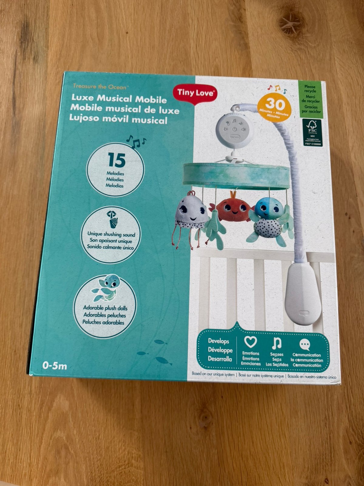 Muziekmobiel Tiny Love Treasure The Ocean, Kinderen en Baby's, Speelgoed | Babyspeelgoed, Ophalen, Nieuw, Mobiel, Met geluid