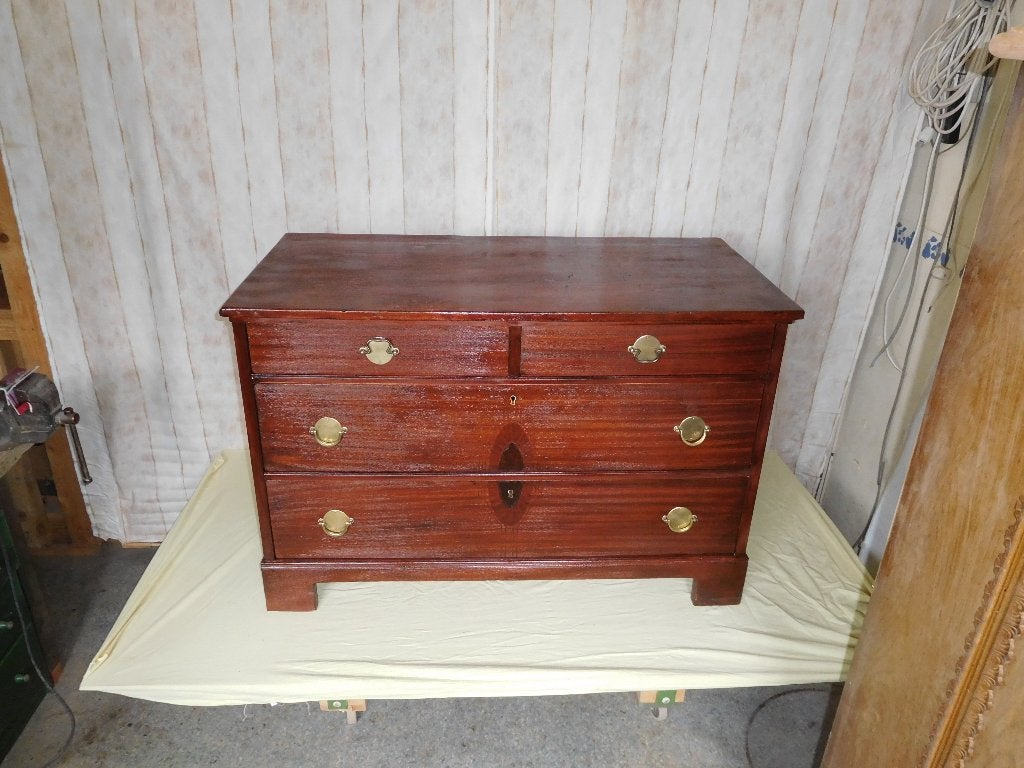 commode / ladenkast, Ophalen, 100 tot 150 cm, Zo goed als nieuw, 3 of 4 laden