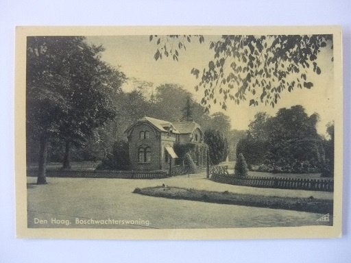 P350 Den Haag - Boschwachterswoning, Verzenden, 1920 tot 1940, Ongelopen, Zuid-Holland