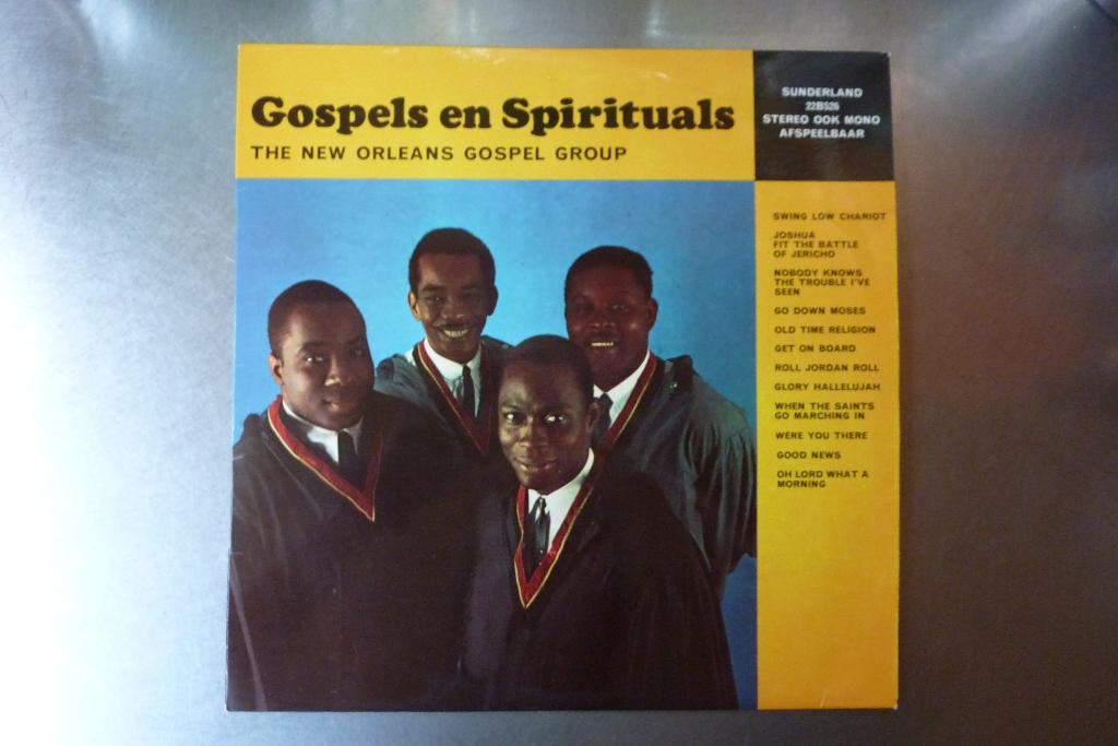 The New Orleans Gospel Group - Gospels En Spirituals, Ophalen, Gebruikt, 12 inch