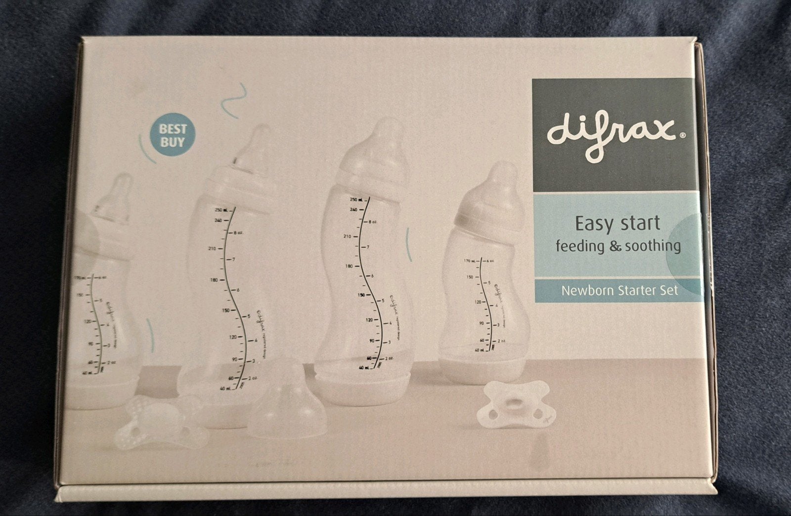Difrax Easy Start Newborn Starter Set - Zo goed als nieuw, Zo goed als nieuw, Babyfles, BPA-vrij, Ophalen