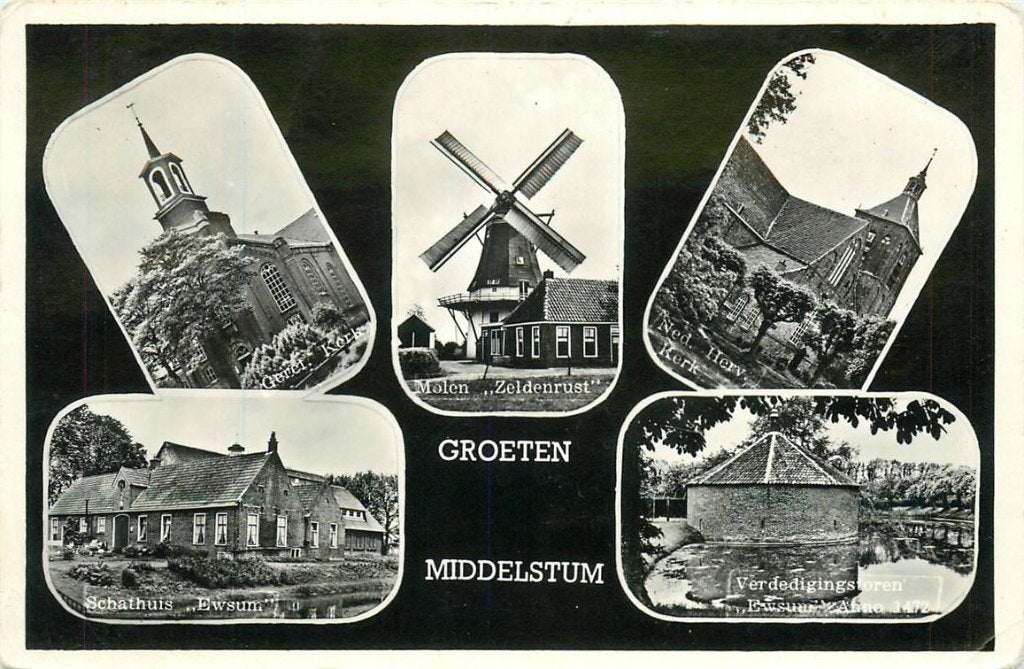 378-338-007 Middelstum, Verzenden, Voor 1920, Groningen