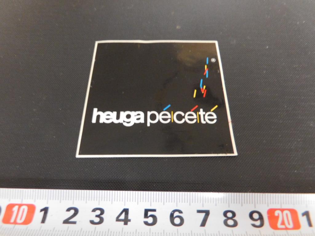 sticker HEUGA pe ce te, Verzamelen, Ophalen, Zo goed als nieuw