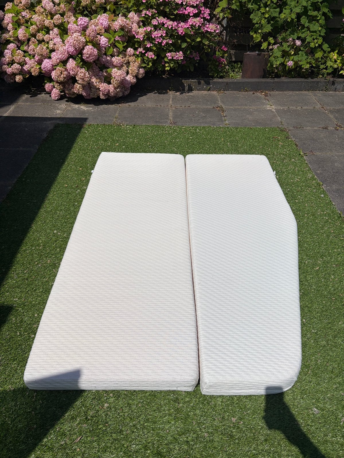 Matras fransbed voor Knaus Tabbert e.d, Ophalen, Gebruikt