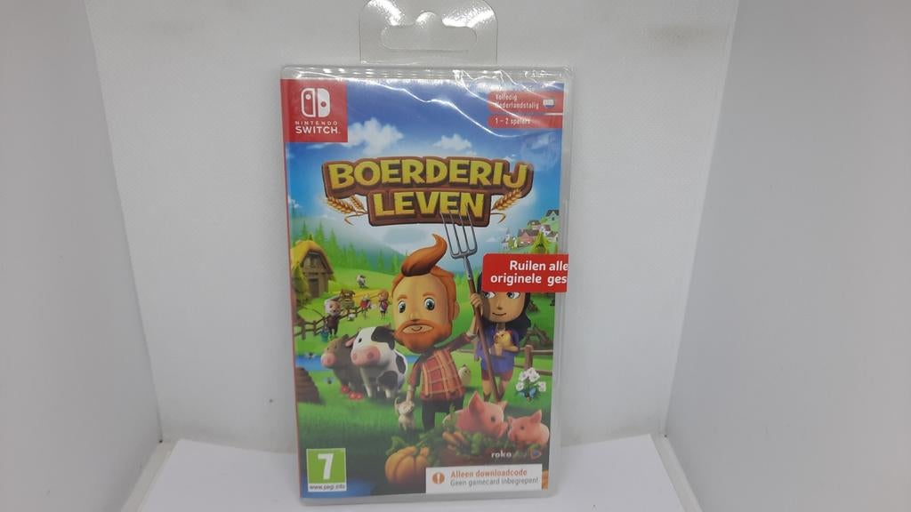 Boerderij Leven Nintendo Switch Spel Game, Nieuw, Overige genres, 1 speler, Nieuw, Eén computer