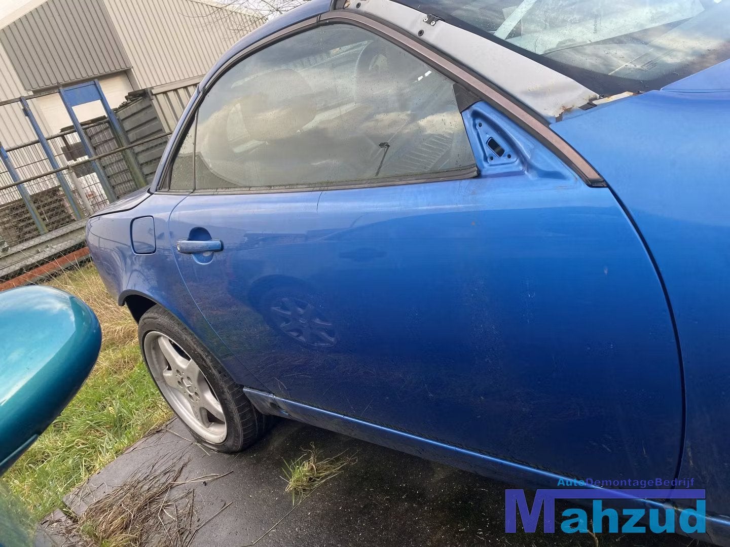 MERCEDES SLK R170 Blauw 372 rechts deur portier 1996-2004, Gebruikt, Mercedes-Benz AG, Deur, Mercedes-Benz