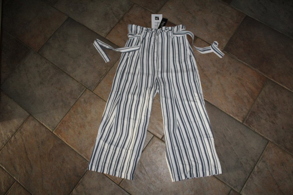 Joseph Ribkoff chique gestreepte capri broek mt 38, Maat 38/40 (M), Overige kleuren, Verzenden, .