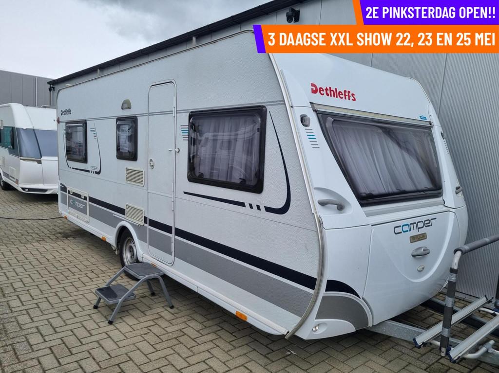 Dethleffs camper style 510 V ENKELE BEDDEN + MOVER +VOORTENT, Caravans en Kamperen, Caravans, Mover, Rondzit, 7 tot 8 meter, Bedrijf