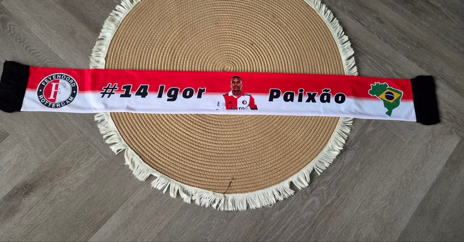 Feyenoord sjaal Igor Paixão - Nieuw, Ophalen of Verzenden, Nieuw