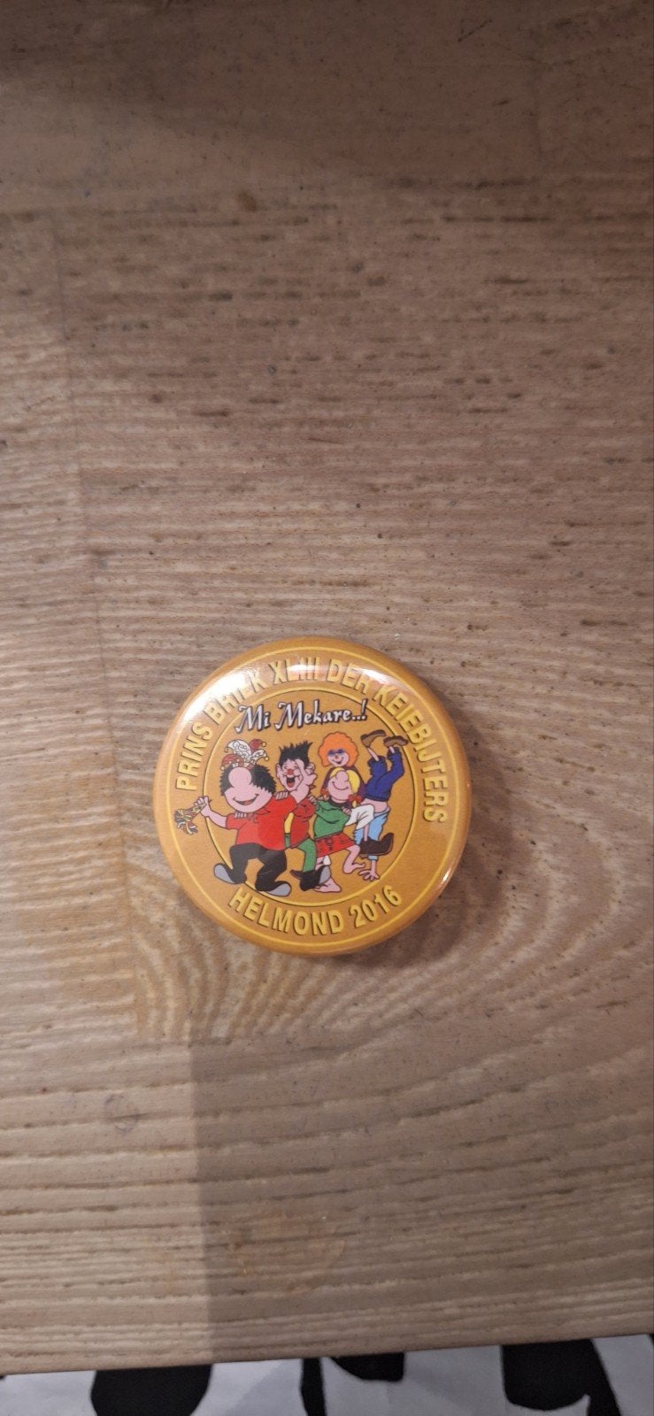 Keiebijters Helmond Button carnaval 2016 (17126), ., Ophalen of Verzenden, Zo goed als nieuw, .