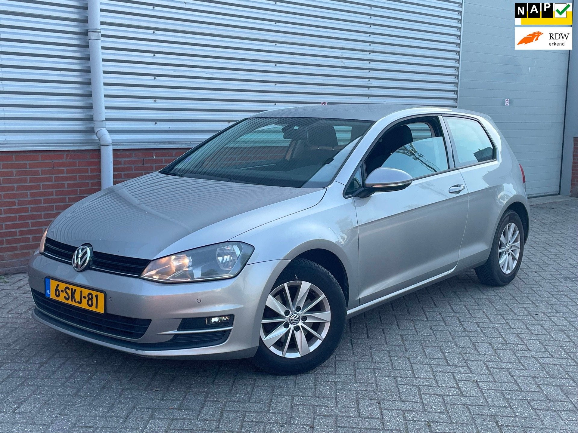 Volkswagen Golf 7 1.2 TSI Comfortline Airco Trekhaak Nap, Voorwielaandrijving, Euro 5, Stof, Gebruikt