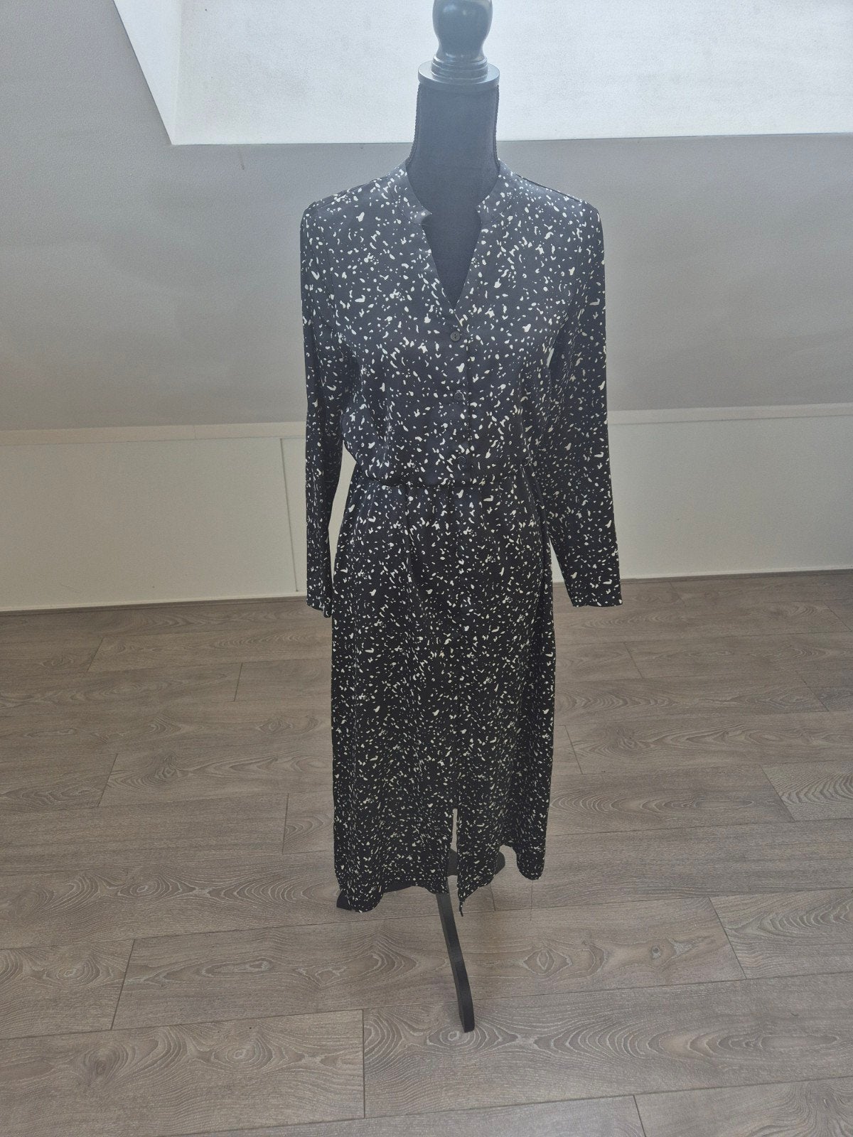 blouse jurk. maat 34, Verzenden, Zwart, Zo goed als nieuw, Maat 34 (XS) of kleiner