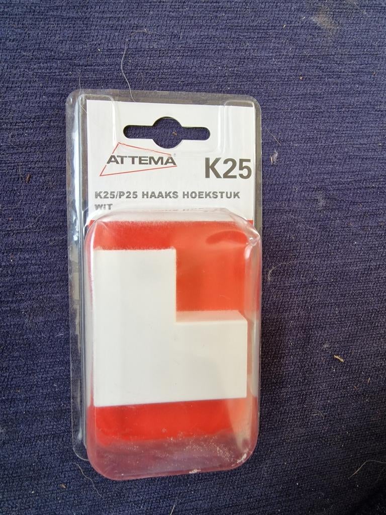 Attema K25/P25 Haaks Hoekstuk Wit, Ophalen of Verzenden, Nieuw, Minder dan 50 mm, Overige typen