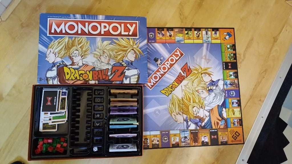 bordspel engels Monopoly Dragonball z Monopolie anime, Hobby en Vrije tijd, Gezelschapsspellen | Bordspellen, Vijf spelers of meer