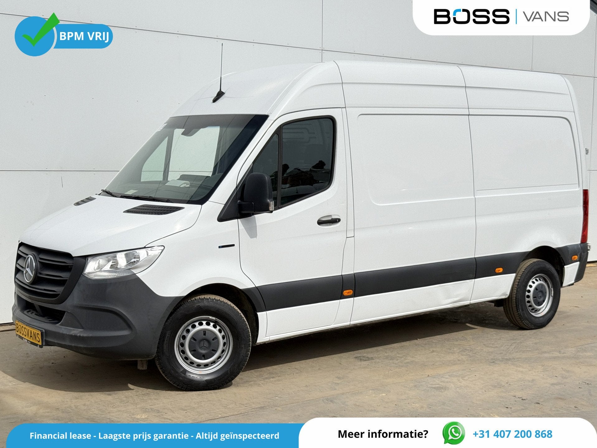 Mercedes-Benz eSprinter eSprinter L2H2 55 kWh L2H2 Elektrisc, Gebruikt, Zwart, 120 km, 116 pk