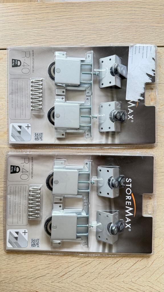 STOREMAX R-40 Schuifdeurwielen - Nieuw in verpakking, Doe-het-zelf en Verbouw, Hang- en Sluitwerk, Ophalen, Nieuw, Overige materialen