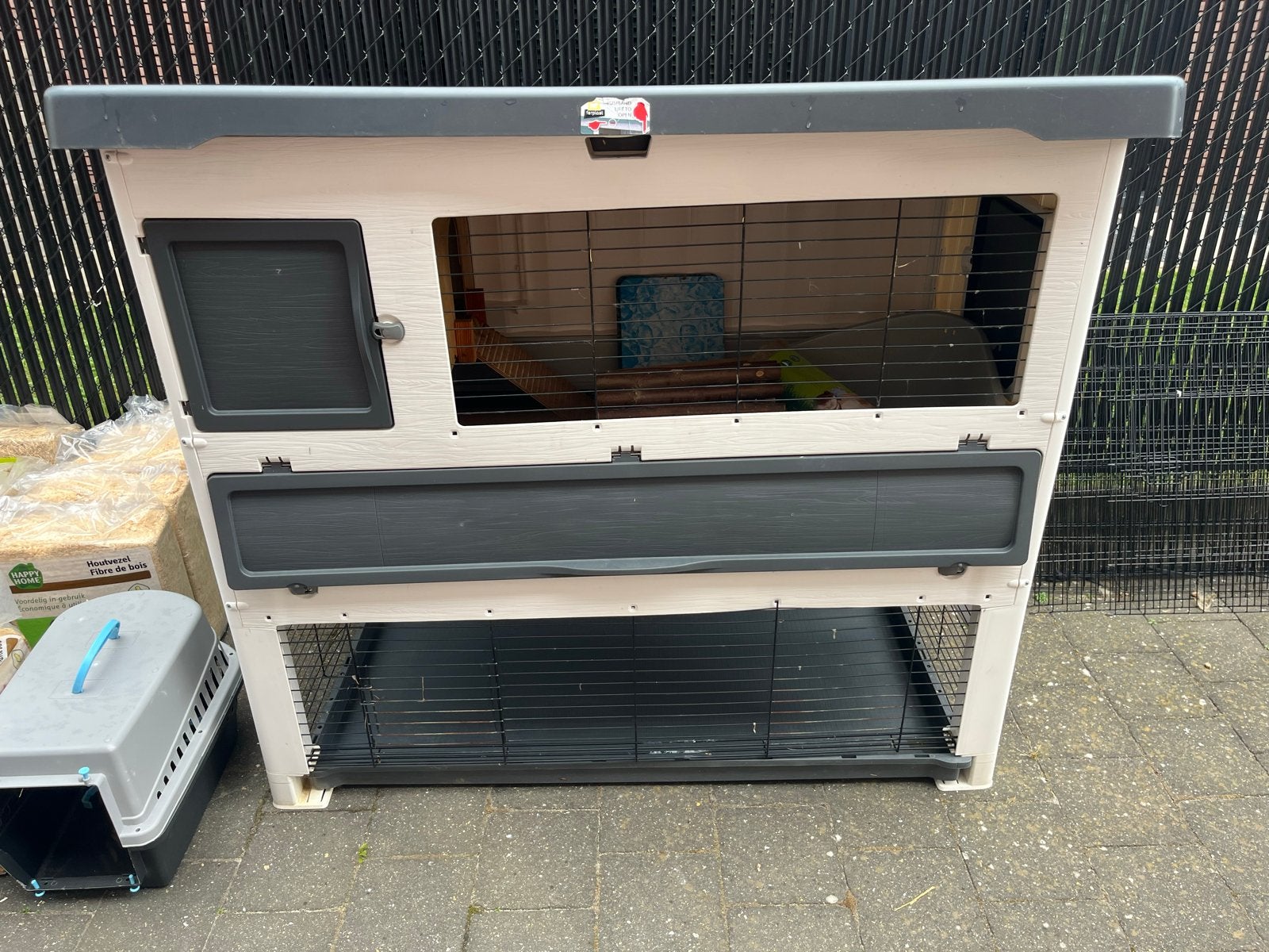 Ferplaat konijnen hok / knaagdieren, Ophalen, 90 cm of meer, Hok, 110 cm of meer