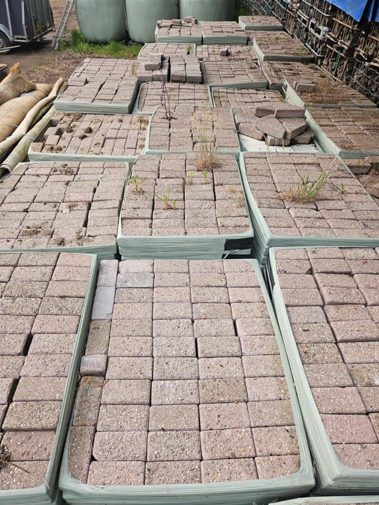Beton Klinkers 21x10.5x8, Tuin en Terras, Ophalen, Beton, Klinkers
