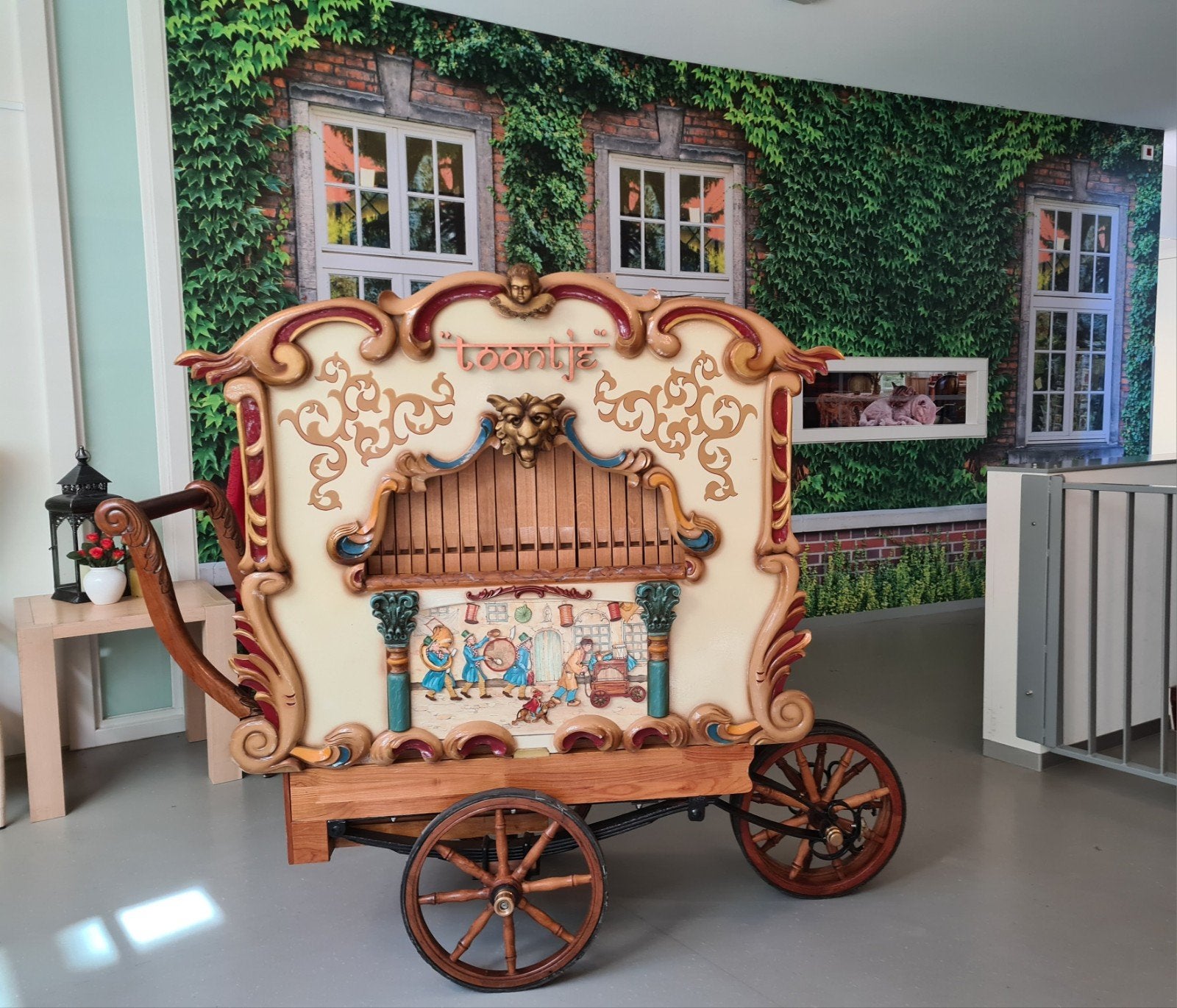 Draaiorgel "Toontje" (ver)huur voor een onvergetelijk feest!, Ophalen of Verzenden, Gebruikt
