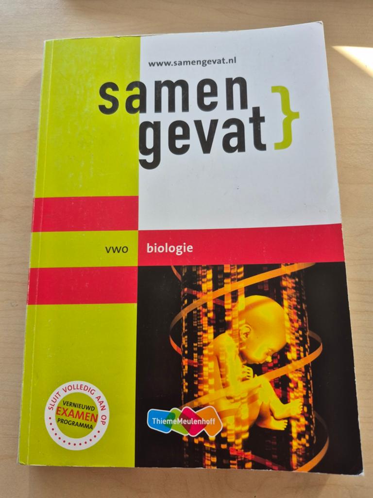 Biologie samengevat VWO, Boeken, Ophalen of Verzenden, Zo goed als nieuw, Beta, A.N. Leegwater; E.J. van der Schoot