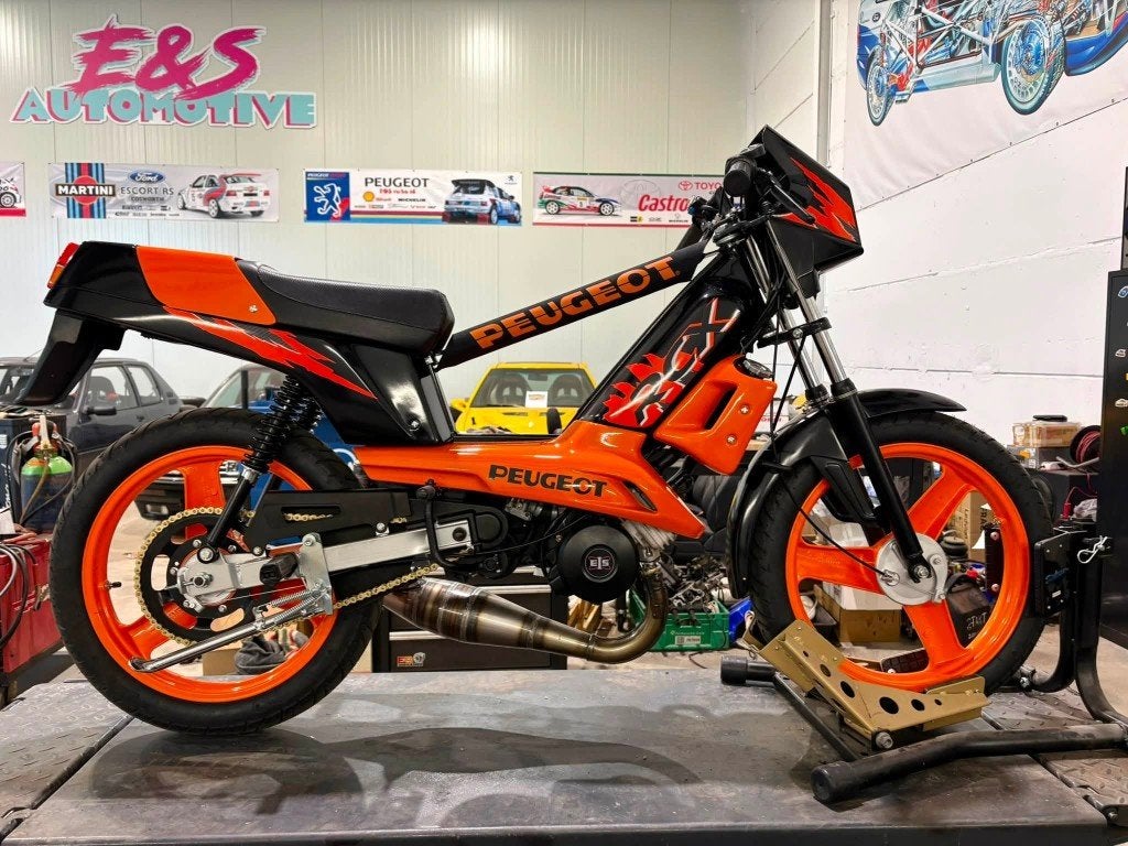 Peugeot 103 RCX LC gerestaureerd, Fietsen en Brommers, Ophalen, Overige modellen, Maximaal 45 km/u, Zo goed als nieuw