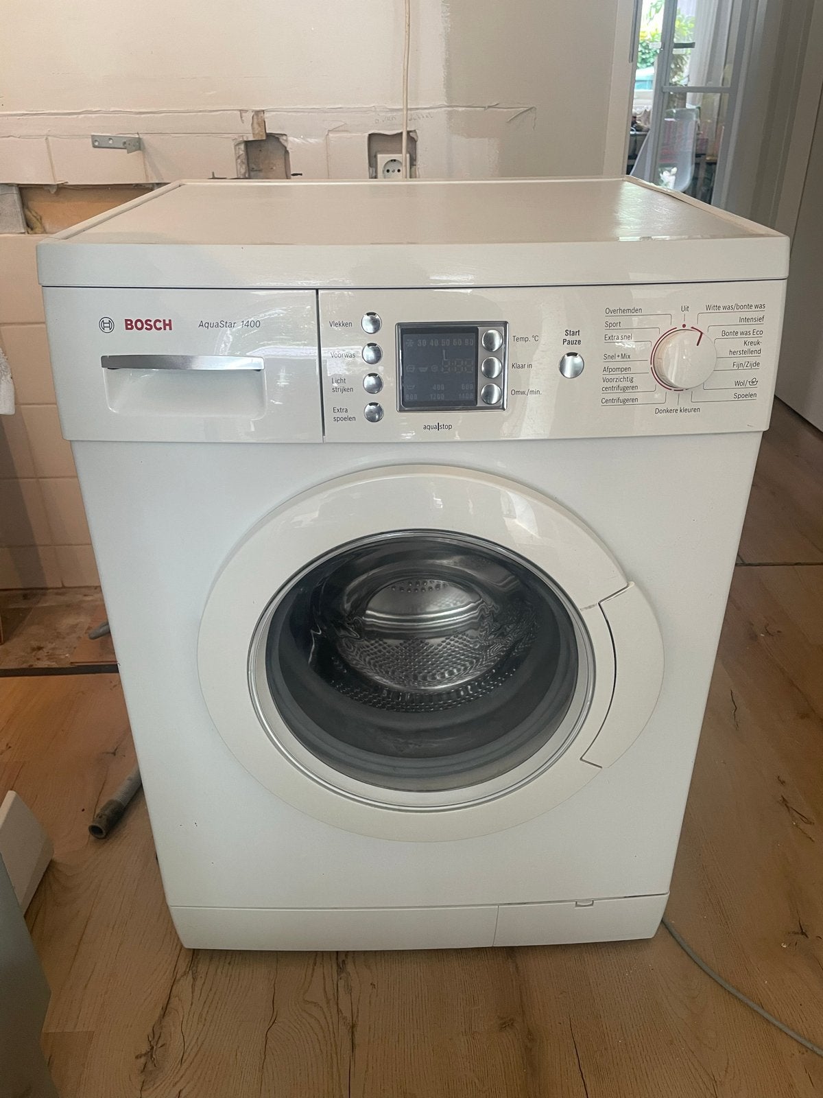 Bosch AquaStar 1400 Wasmachine - Goed Werkend, Witgoed en Apparatuur, Wasmachines, Ophalen, 1200 tot 1600 toeren, Gebruikt, Voorlader
