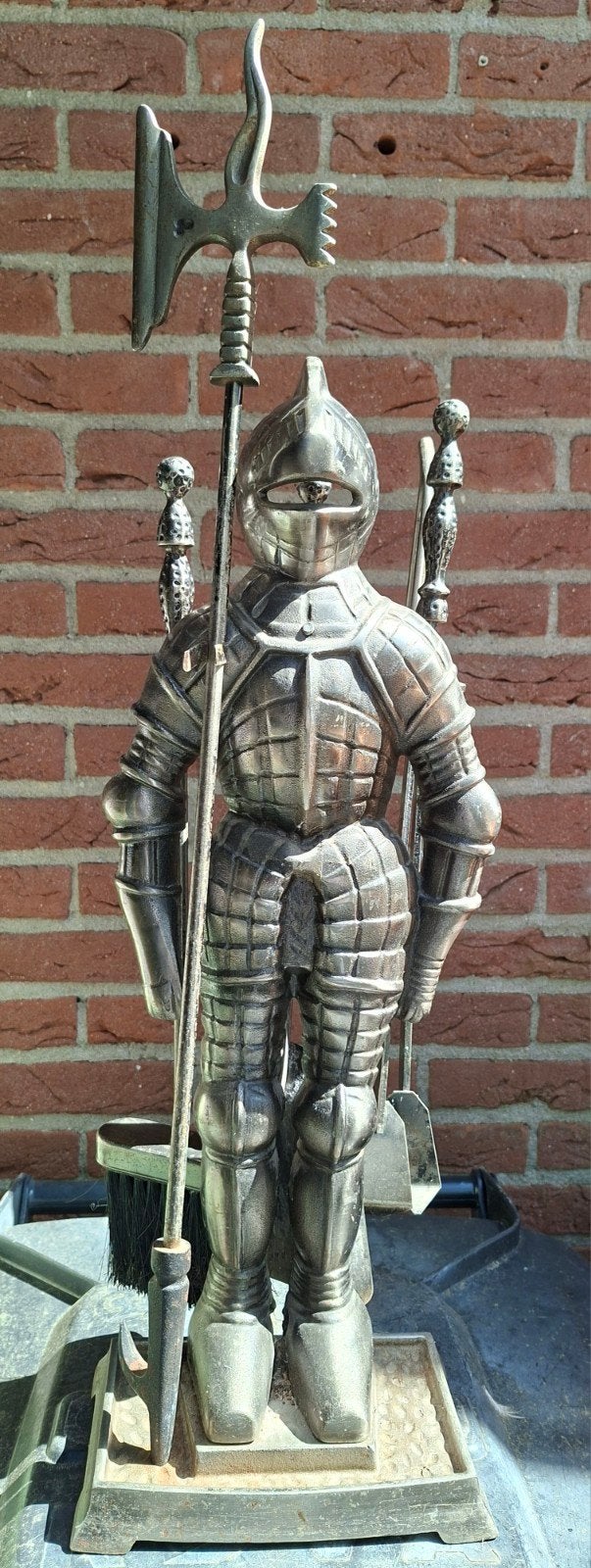 Decoratieve ridder met haardstel, Antiek en Kunst, Ophalen