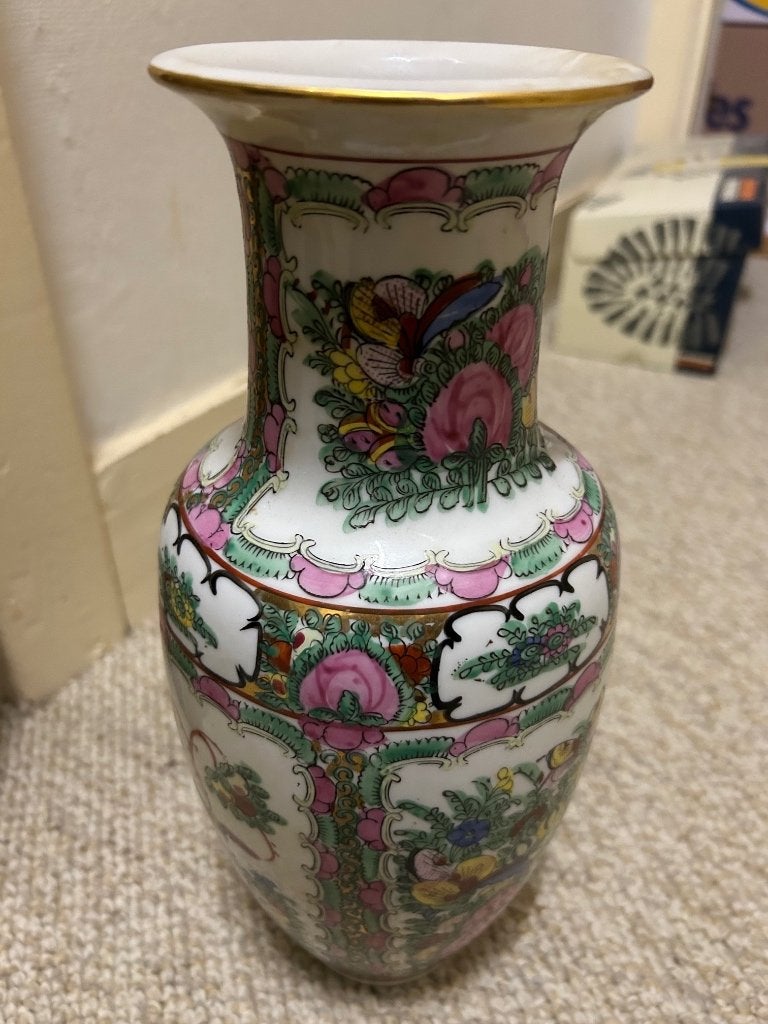 Chinese Famille Rose vaas, Antiek en Kunst, Antiek | Vazen, Ophalen