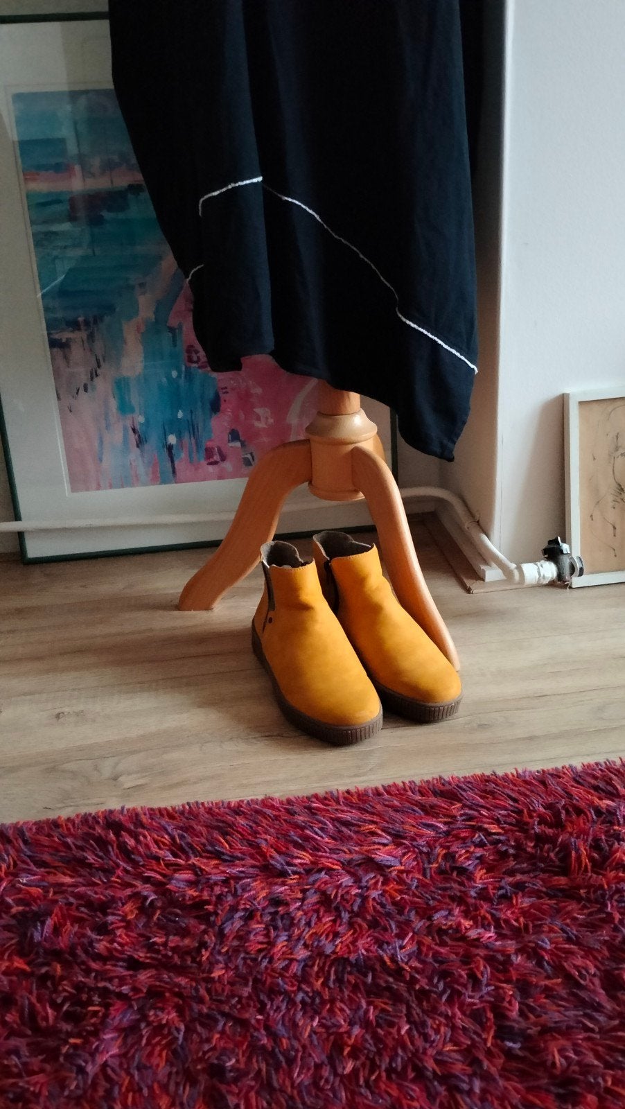 Nu op Vakantie - Rieker Gele Enkellaarsjes - Maat 41, Geel, Lage of Enkellaarzen, Ophalen of Verzenden, Zo goed als nieuw