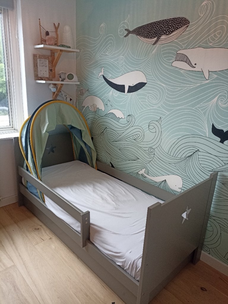 Peuterbed Petite Amélie met lade, Ophalen, 70 tot 85 cm, 140 tot 160 cm, Zo goed als nieuw