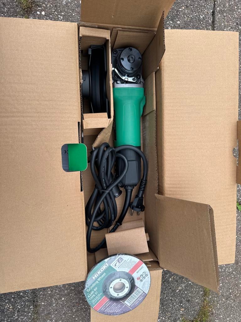 Nieuwe HiKOKI G13SB4(S) Haakse Slijper 125mm, Ophalen of Verzenden, Nieuw, 700 tot 1000 watt, Haakse handslijpmachine