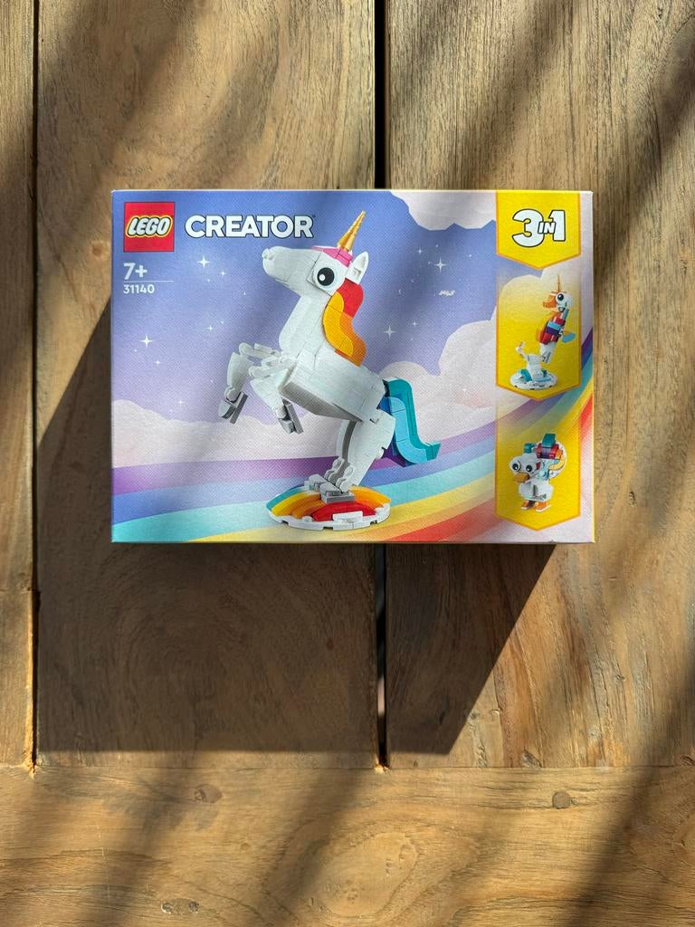 LEGO Creator 3in1 Magisch Eenhoorn 31140 Nieuw in doos, Lego, Nieuw, Ophalen of Verzenden, Ongeopend/sealed