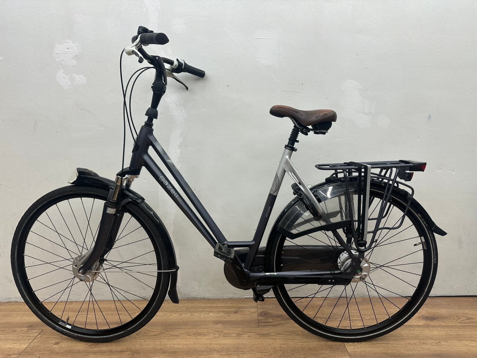 Gazelle eclips dames stadsfiets 57 cm, Ophalen, Versnellingen, 56 cm of meer, Zo goed als nieuw