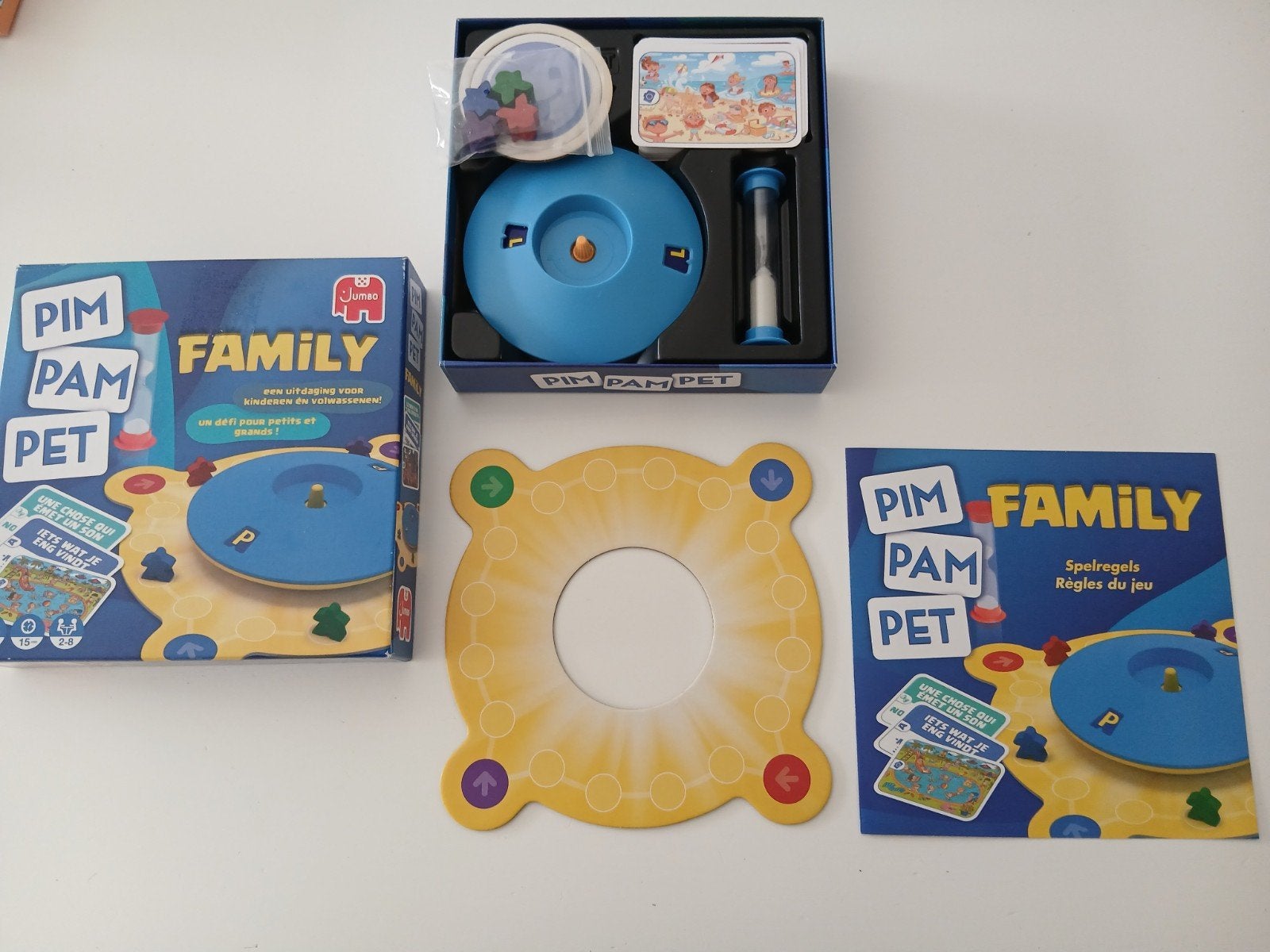 Pim Pam Pet Family - Het leuke gezelschapsspel!, Drie of vier spelers, Ophalen of Verzenden, Zo goed als nieuw, Jumbo