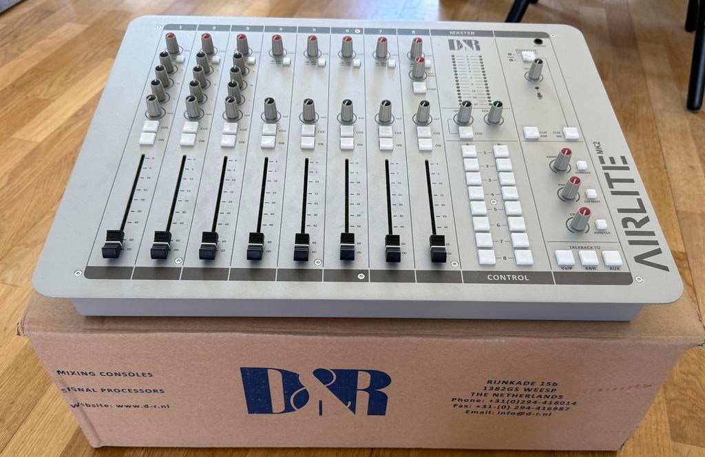 D&R Airlite MK2 Mengtafel - Zo goed als nieuw, Ophalen of Verzenden, Zo goed als nieuw, 5 tot 10 kanalen, Microfooningang