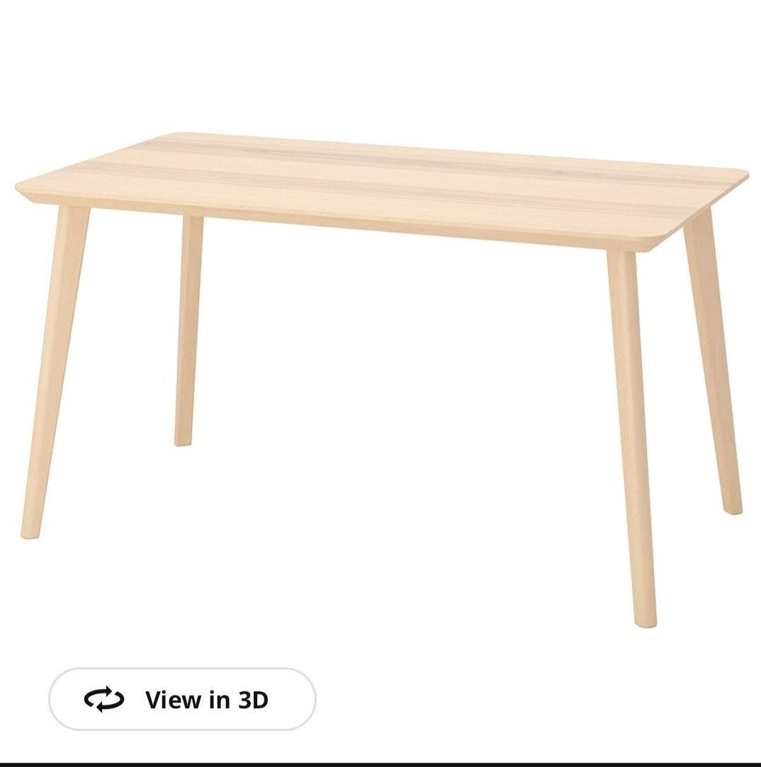 Ikea Lisabo tafel, Huis en Inrichting, Bureaus, Ophalen, Zo goed als nieuw