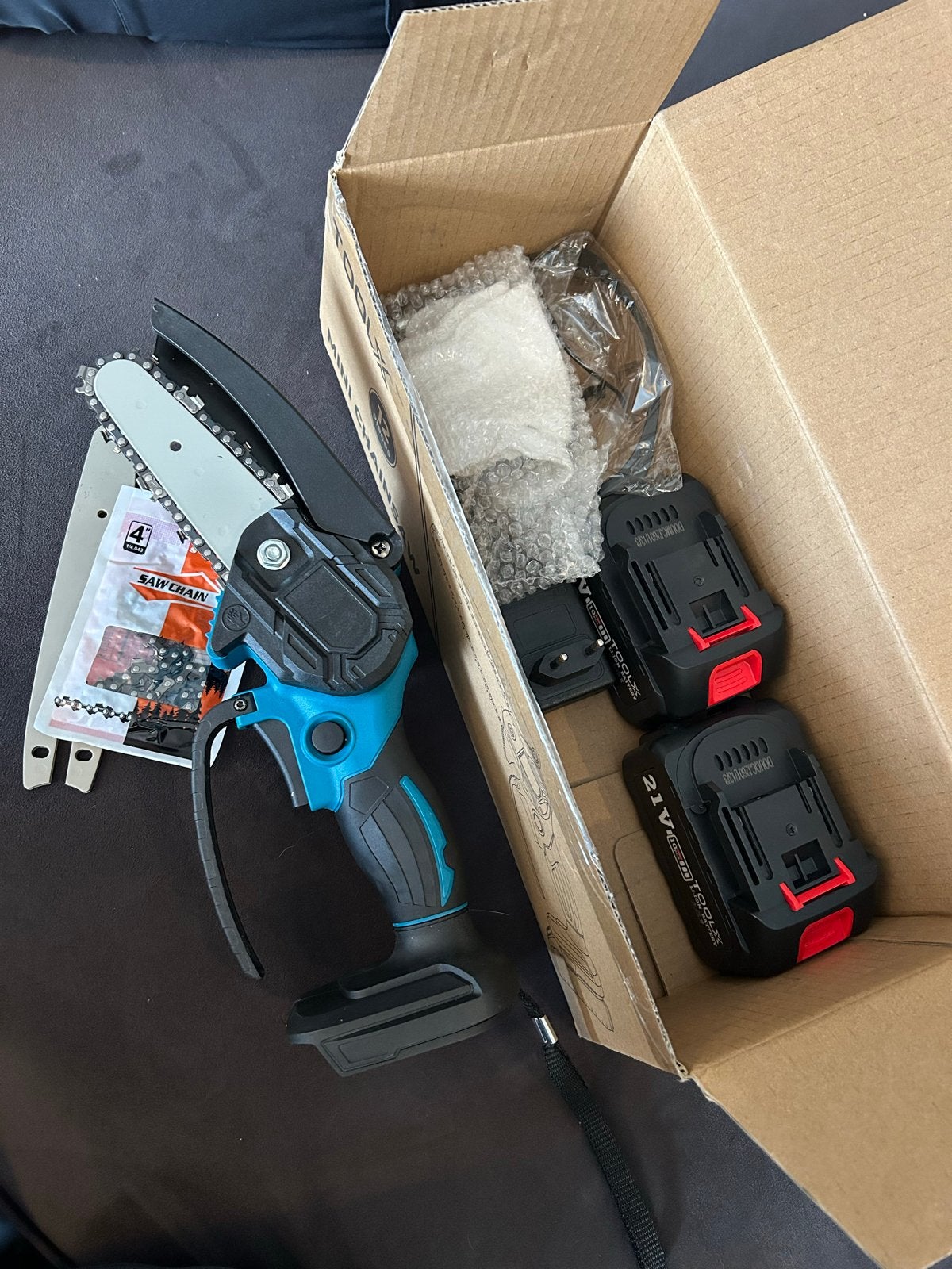 ToolX Mini Kettingzaag - Nieuw in doos, Doe-het-zelf en Verbouw, Gereedschap | Zaagmachines, Ophalen of Verzenden, Nieuw, Kettingzaag