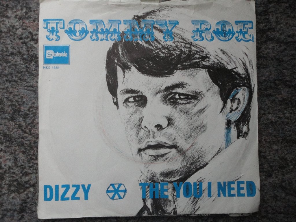Tommy Roe - Dizzy NL 1968 FH, Gebruikt, Fotohoes, 7 inch, Single