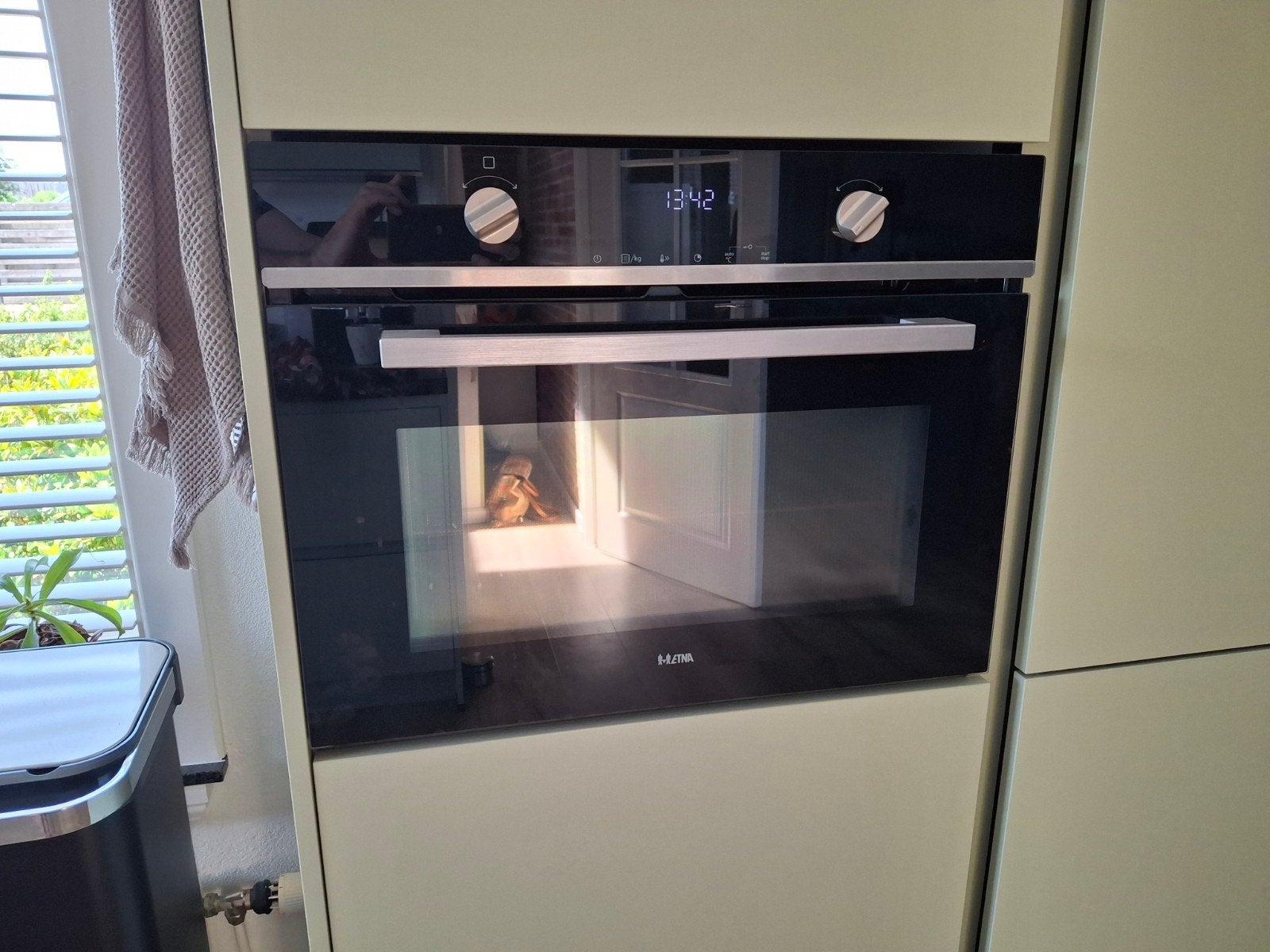 Etna CM352ZT Inbouw Combi-oven - klein defect, Ophalen, 45 tot 50 cm, 60 cm of meer, Combi-oven